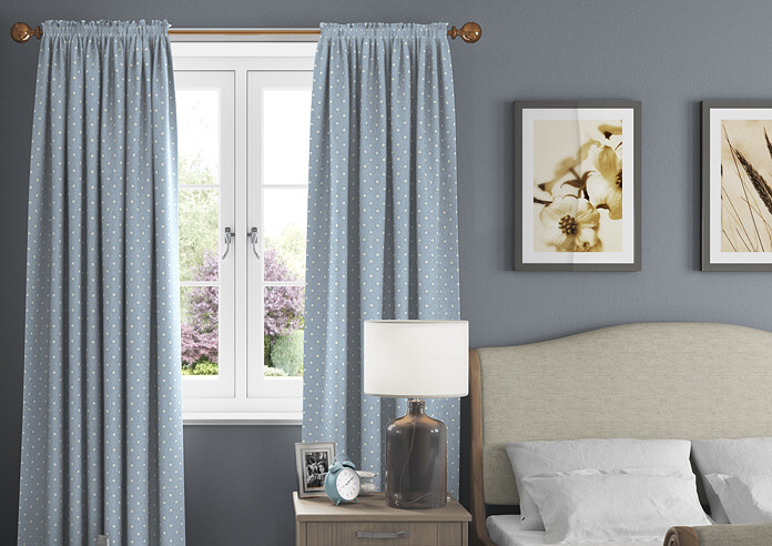 Full Stop, Larkspur - Made to Measure Curtains - Image 3